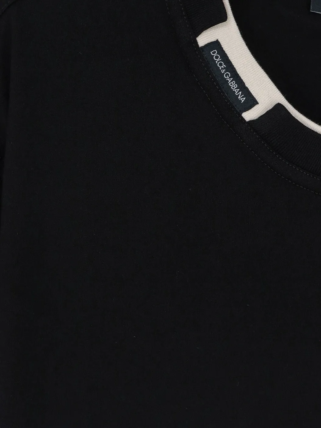 Cotton T-Shirt With Contrasting Profile sold by Wanan Luxury product image thumbnail 3