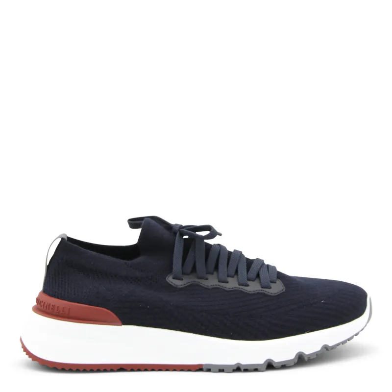 Sneakers Navy made by Brunello Cucinelli