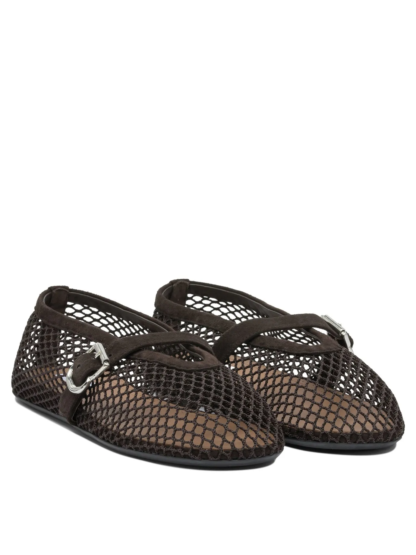 Mary Jane Mesh Ballet Flats Ballerinas Brown sold by Wanan Luxury product image thumbnail 2