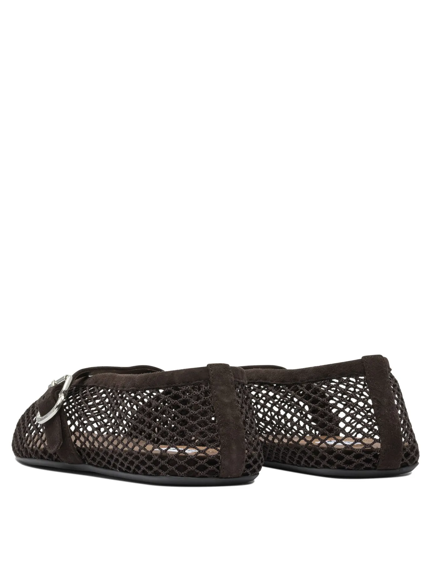Mary Jane Mesh Ballet Flats Ballerinas Brown sold by Wanan Luxury product image thumbnail 4