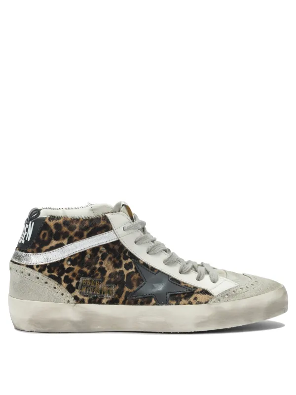 Mid Star Sneakers & Slip-On Brown made by Golden Goose