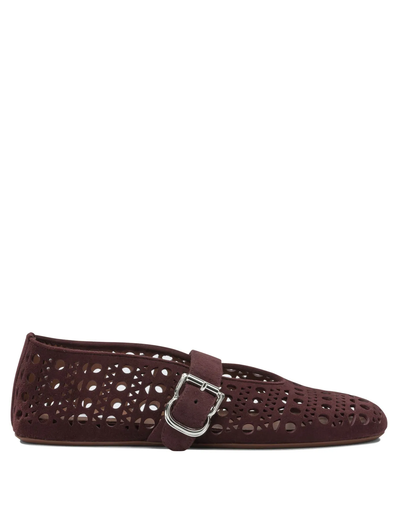 Vienne Ballerinas Bordeaux sold by Wanan Luxury