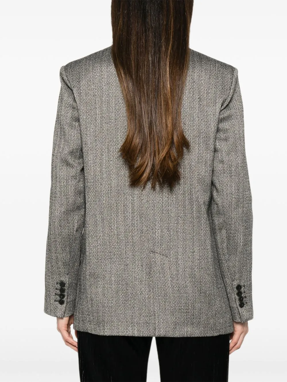 Single-Breasted Blazer Jacket sold by Wanan Luxury product image thumbnail 5
