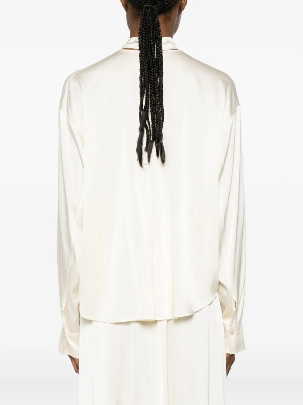 Silk Bow-Tie Shirt sold by Wanan Luxury product image thumbnail 3
