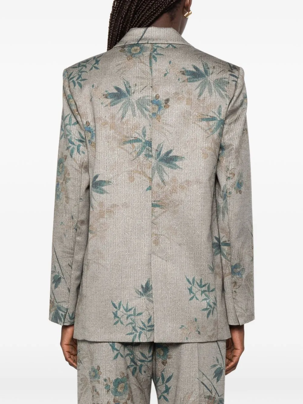 Printed Single-Breasted Jacket sold by Wanan Luxury product image thumbnail 3