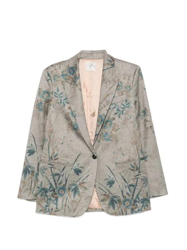 Printed Single-Breasted Jacket made by Forte Forte