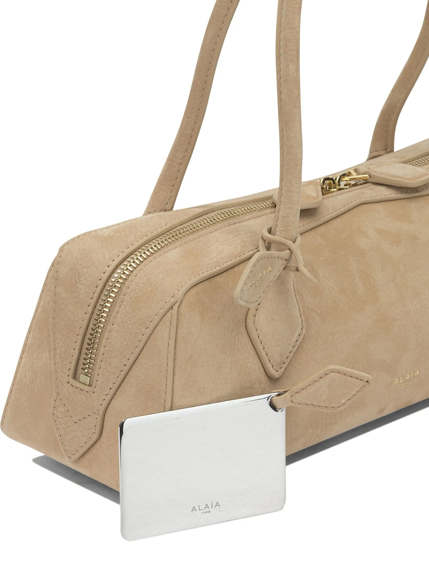 Teckel Shoulder Bags Beige sold by Wanan Luxury product image thumbnail 4