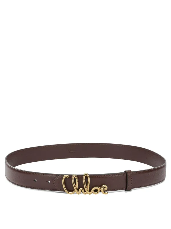 Chloé Iconic Belts Brown made by Chloe