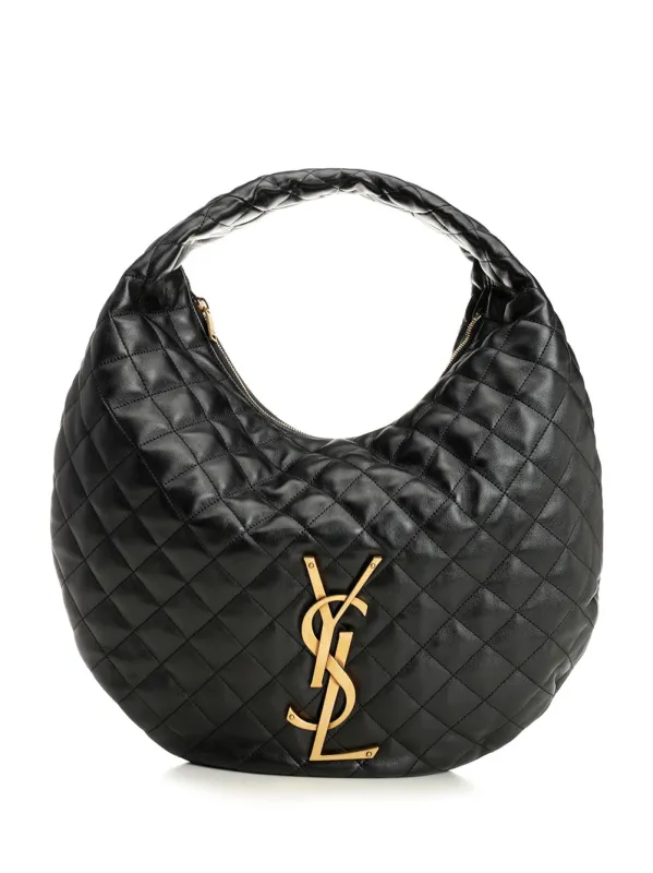 Ysl Bo Icare Hobo Shoulder Bags Black made by Yves Saint Laurent