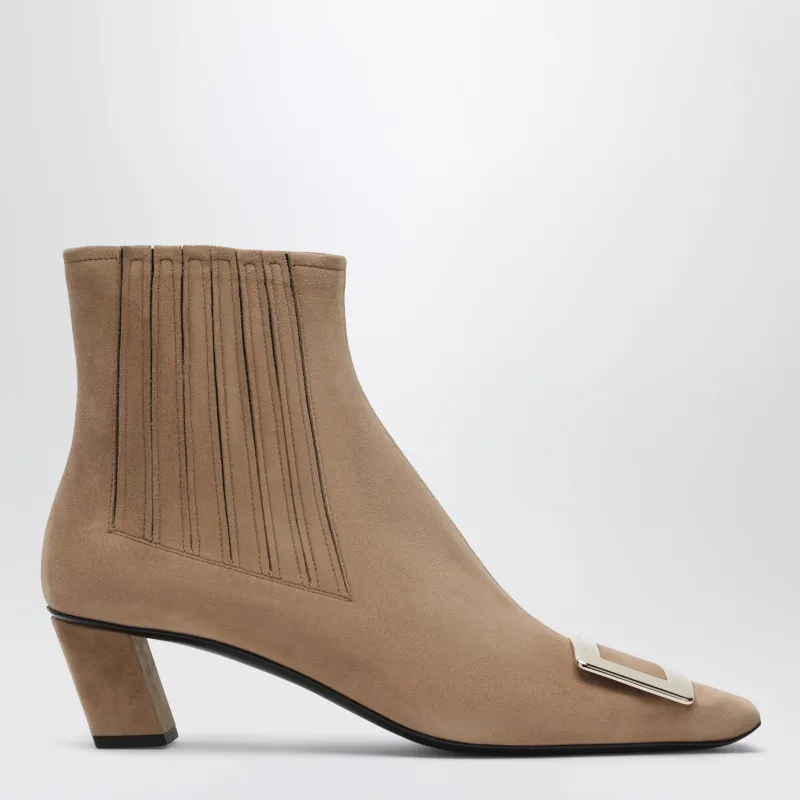 Belle Vivier Suede Ankle Boots made by Roger Vivier