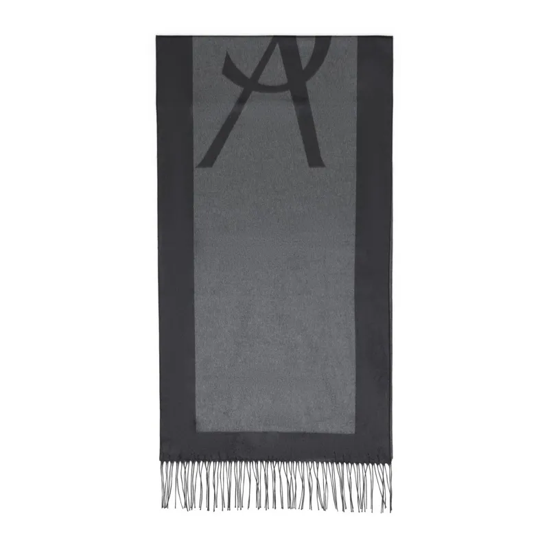 Scarf Grey made by Yves Saint Laurent