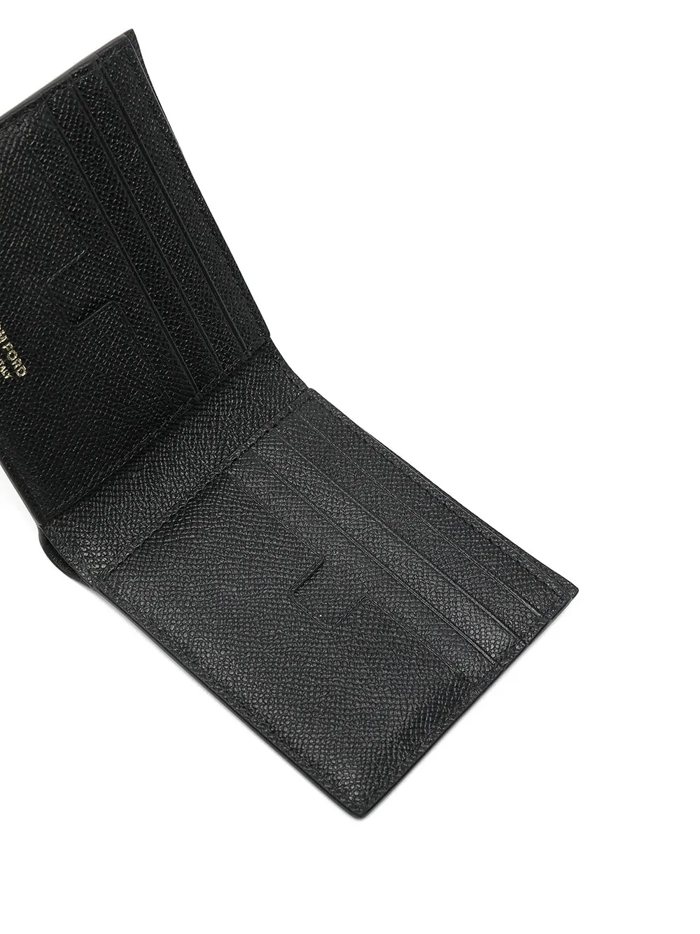 Bifold Leather Wallet With Metal Tf Logo sold by Wanan Luxury product image thumbnail 2