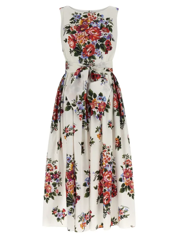 Bouquet Di Fiori Dresses White made by Dolce & Gabanna