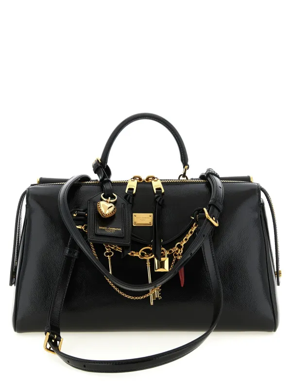 Vittoria Hand Bags Black made by Dolce & Gabanna