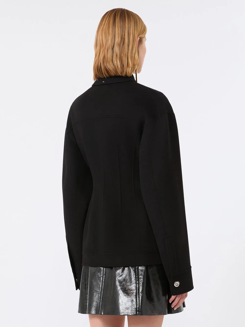 Shaped Jacket In Pure Wool sold by Wanan Luxury product image thumbnail 3