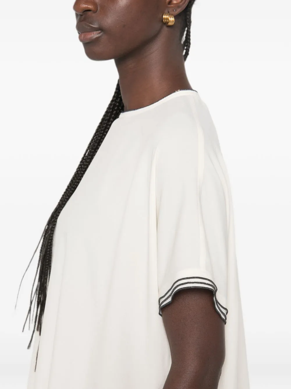 Silk Blend Top sold by Wanan Luxury product image thumbnail 4