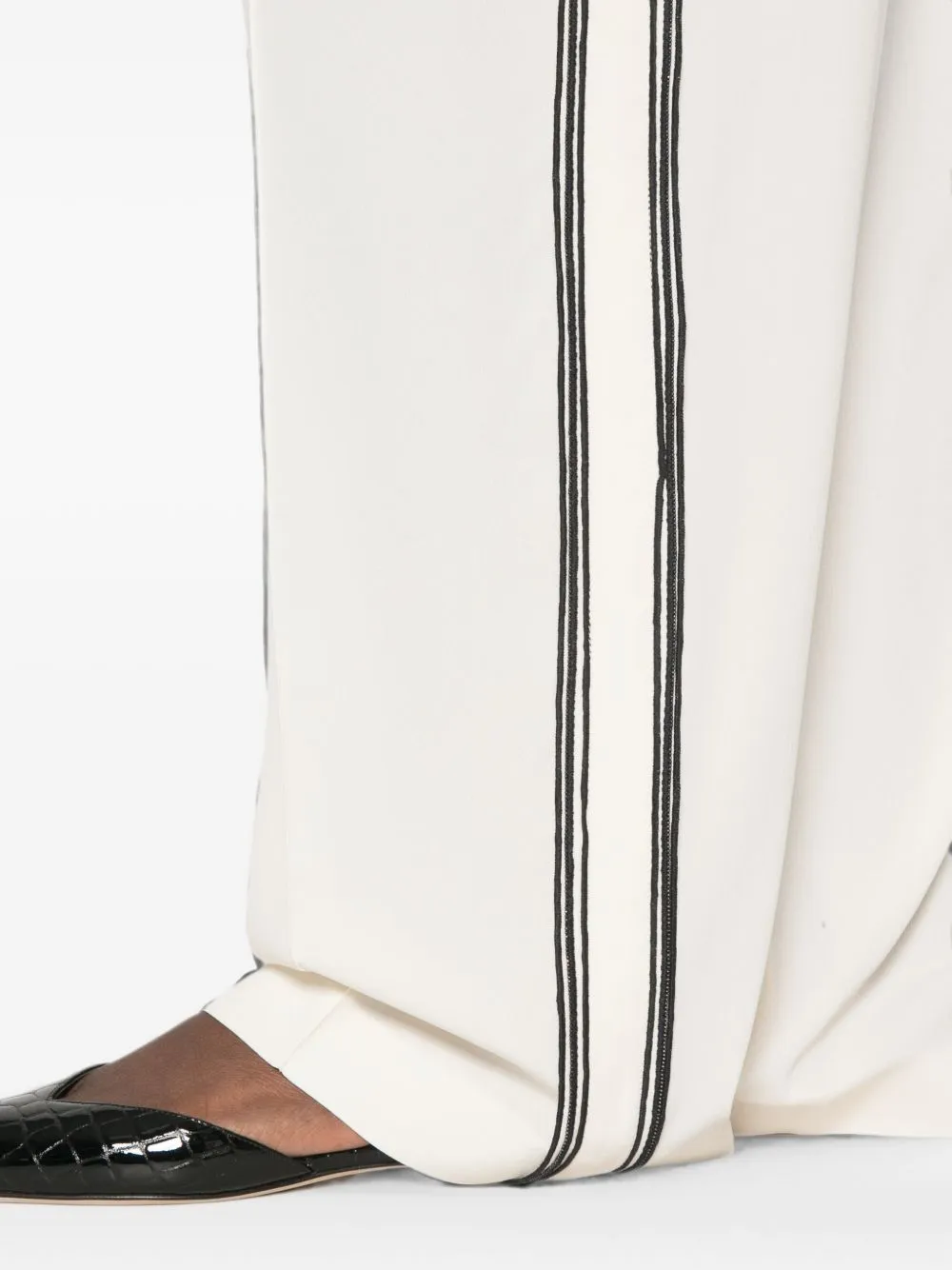 Silk Blend Trousers sold by Wanan Luxury product image thumbnail 5