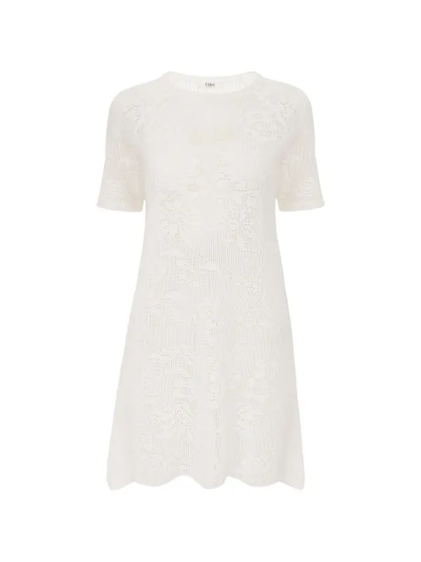 Cotton Knitted Dress made by Chloe