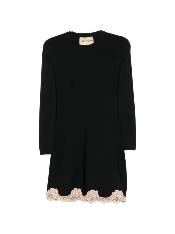 Lace Detail Short Dress made by Valentino Garavani