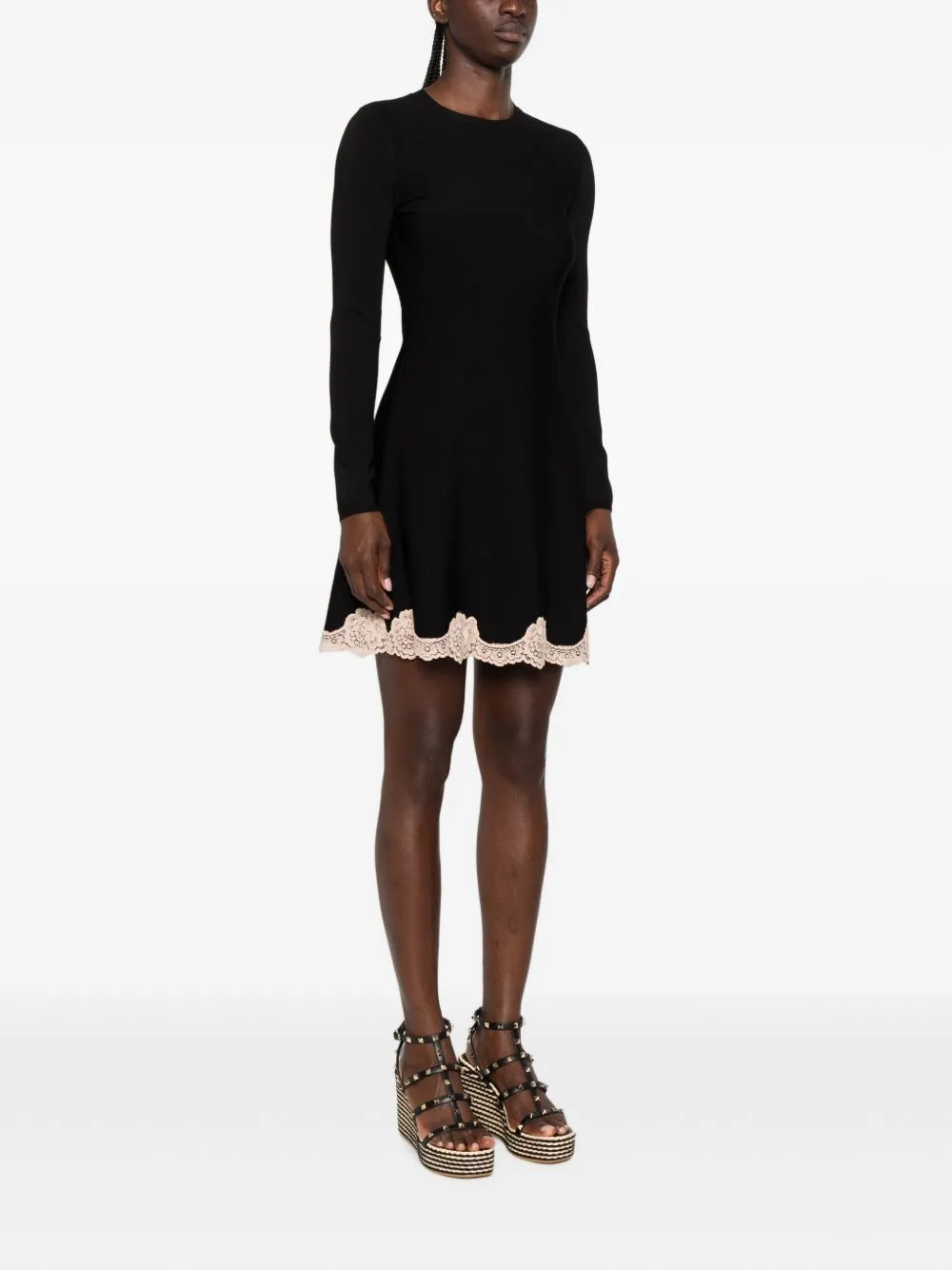 Lace Detail Short Dress sold by Wanan Luxury product image thumbnail 5