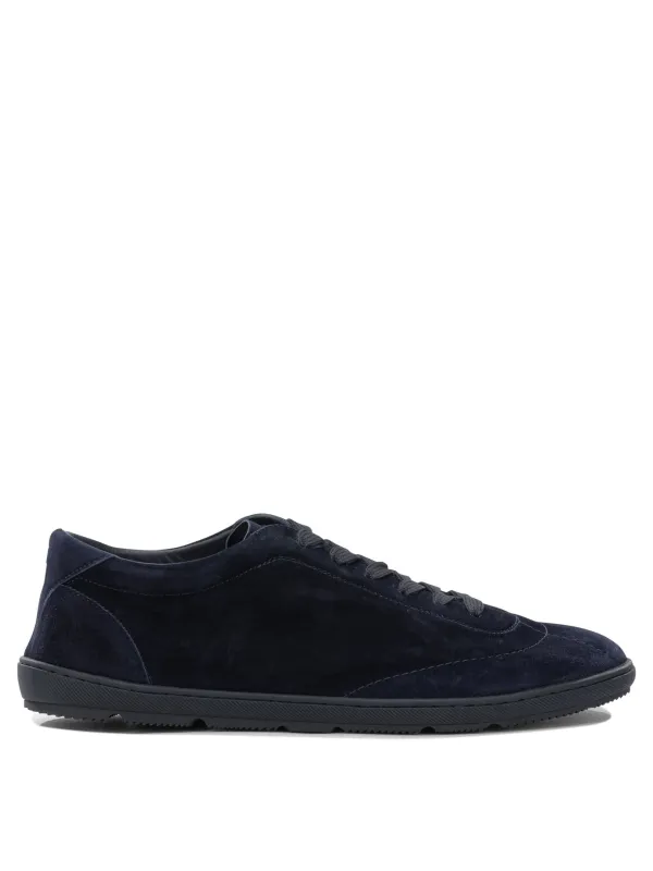 Light Sneakers & Slip-On Blue made by Brunello Cucinelli