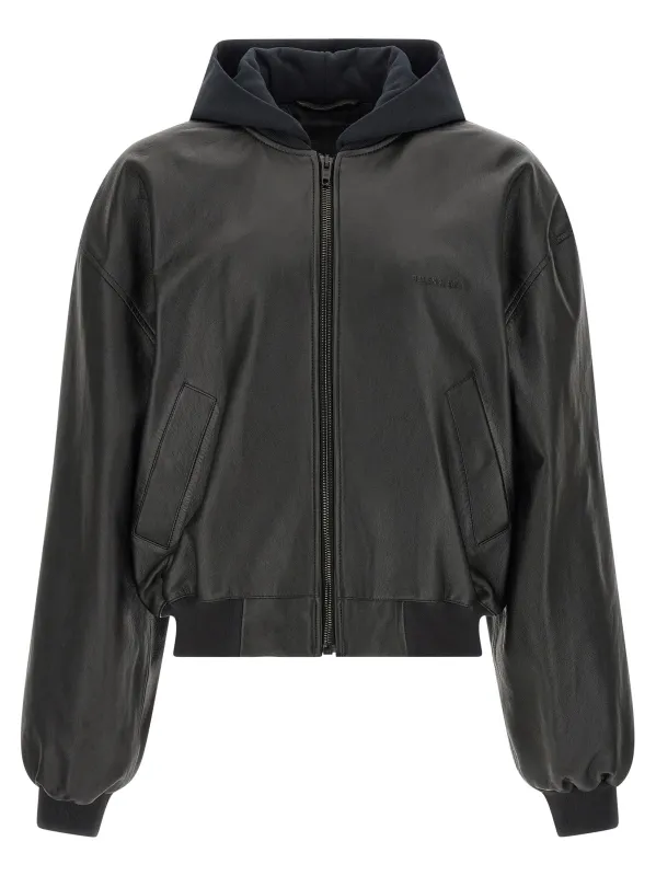 Salon De Couture Puffer Jackets Black made by Balenciaga