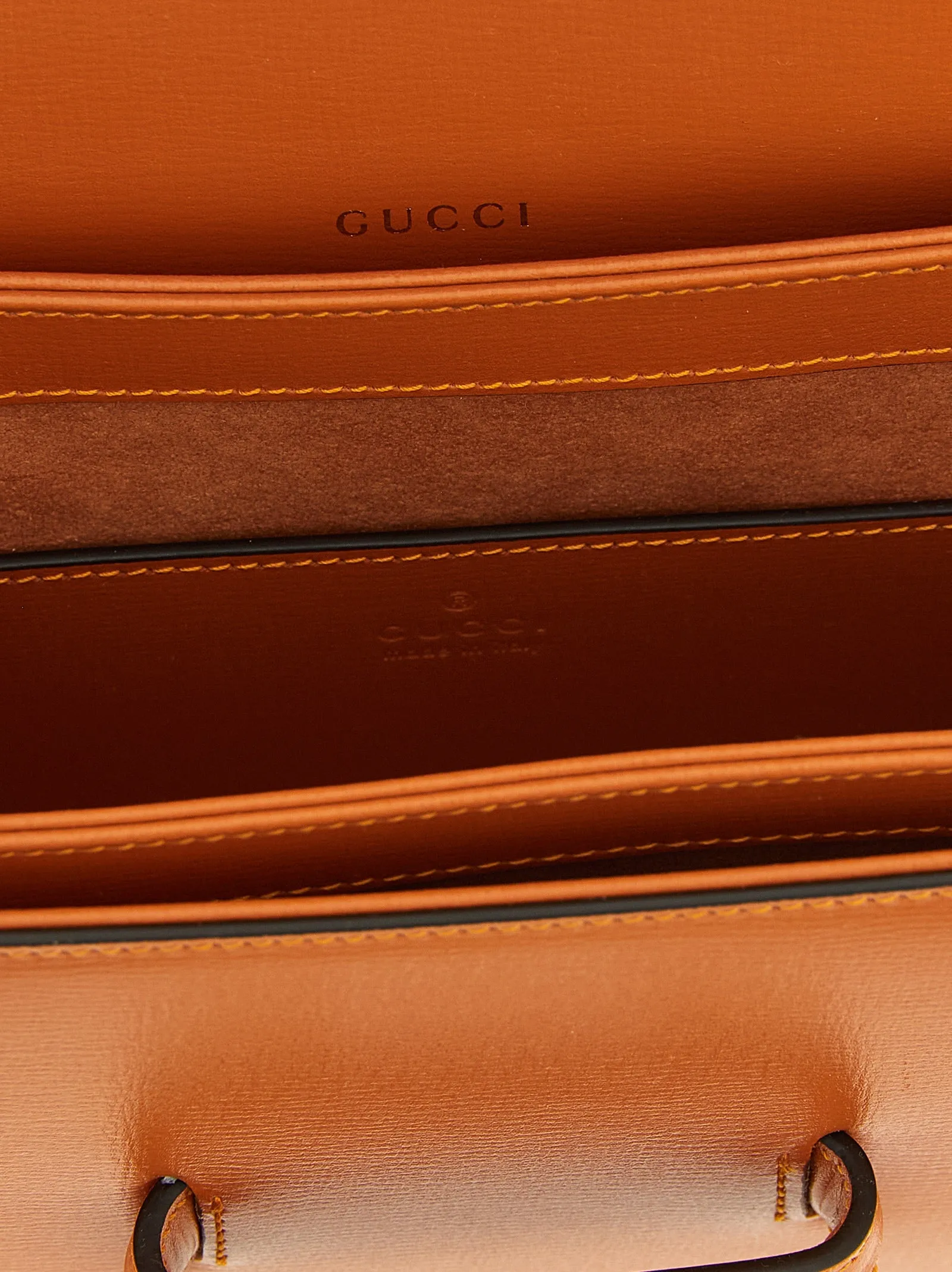 Gucci Horsebit 1955 Shoulder Bags Orange sold by Wanan Luxury product image thumbnail 4