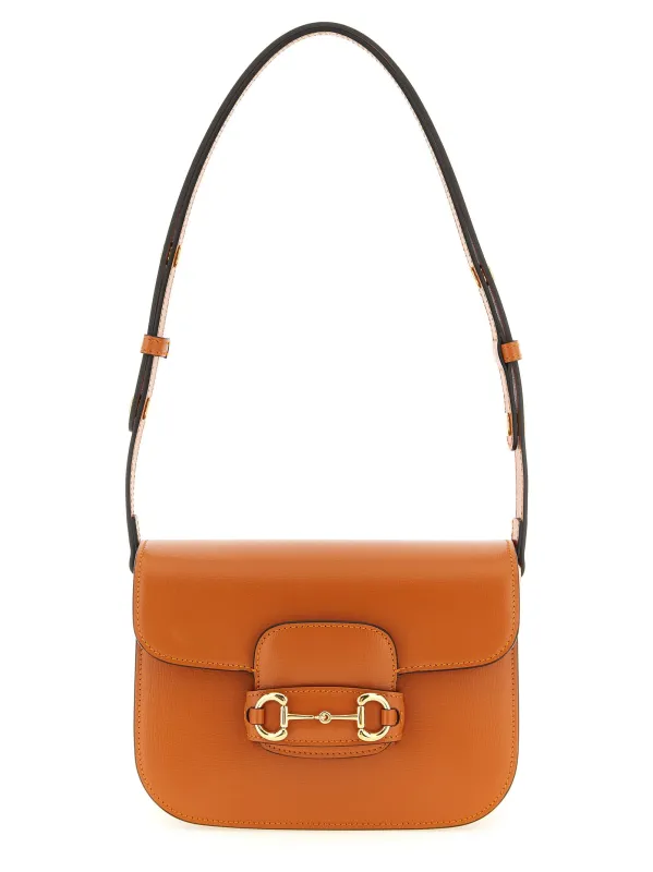 Gucci Horsebit 1955 Shoulder Bags Orange made by Gucci