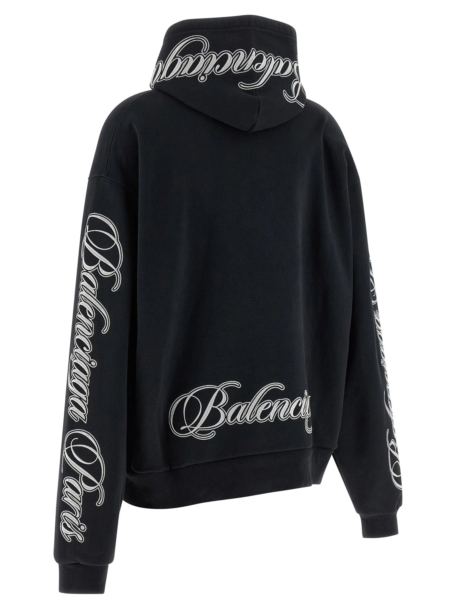 Cursive Sweatshirt Black sold by Wanan Luxury product image thumbnail 3