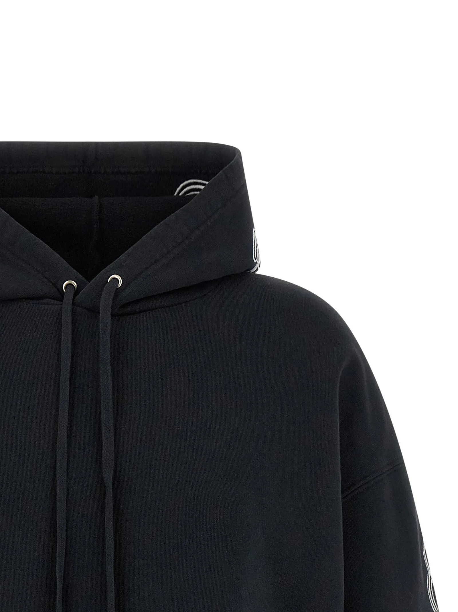 Cursive Sweatshirt Black sold by Wanan Luxury product image thumbnail 4