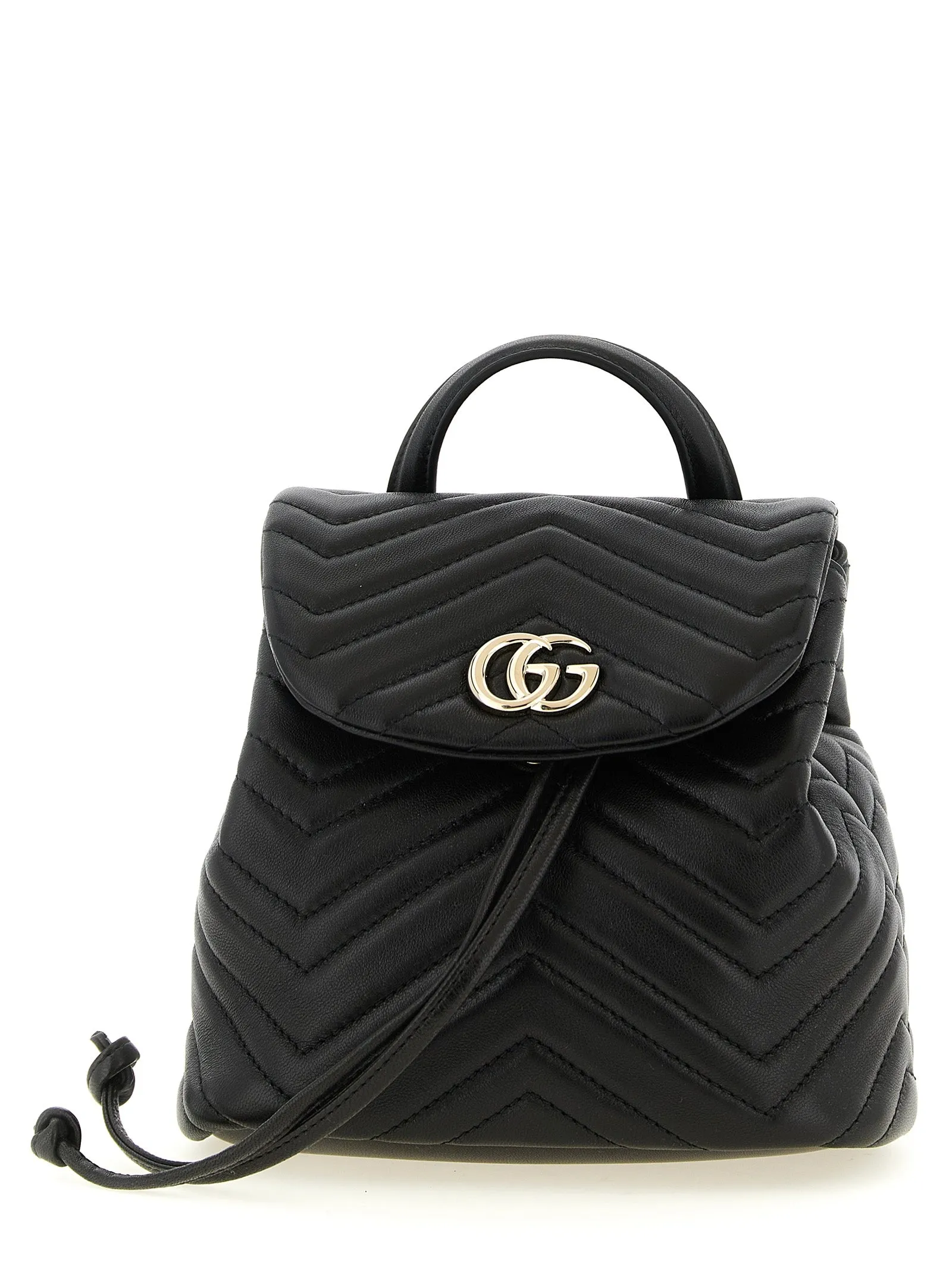 Gg Marmont Backpacks & Travels Black sold by Wanan Luxury