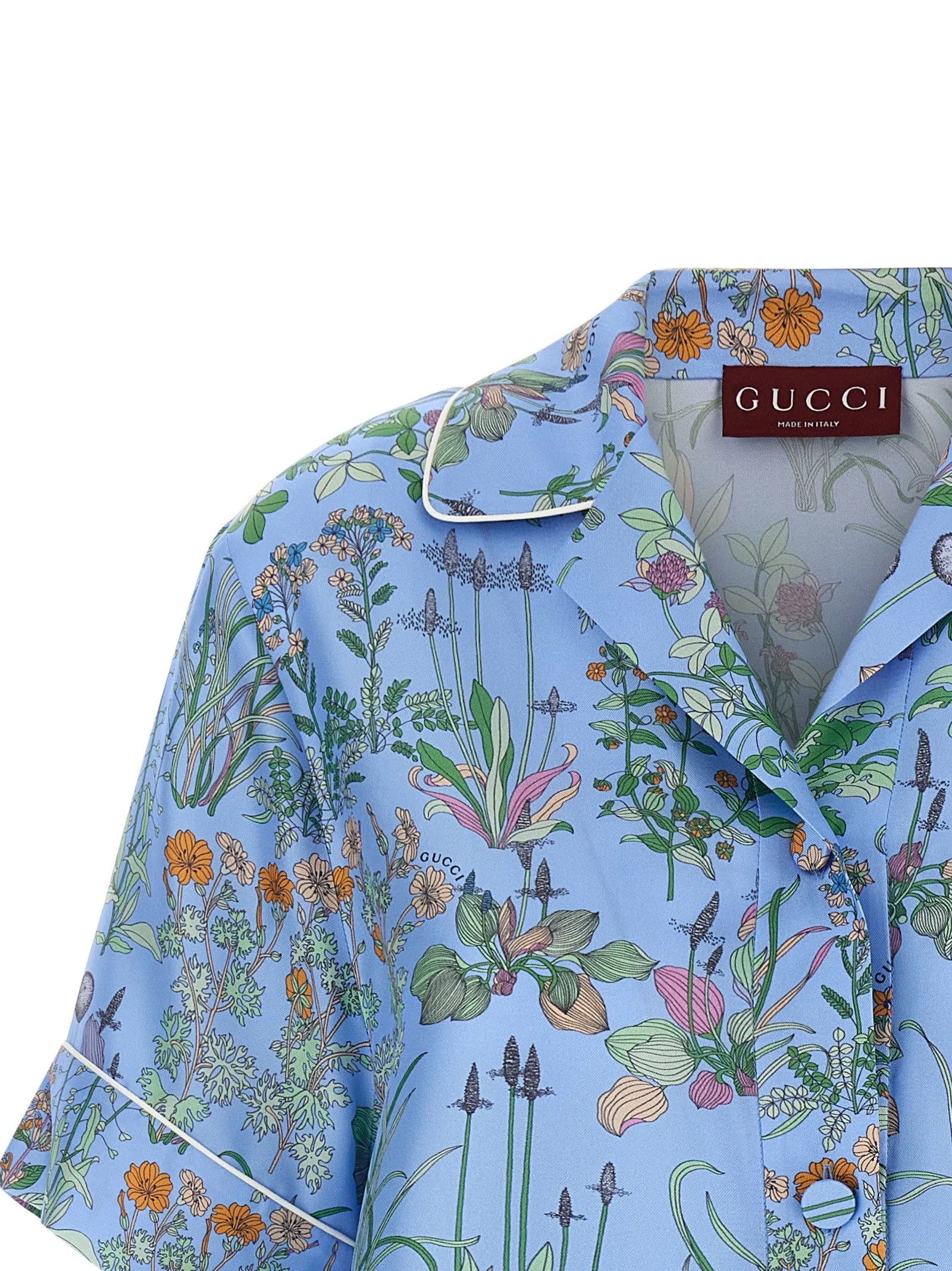 Silk Blouse Shirt And Blouse Light Blue sold by Wanan Luxury product image thumbnail 3