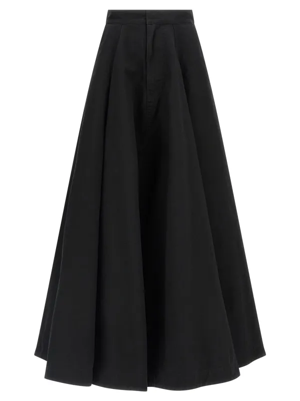 Godet Skirts Black made by Balenciaga