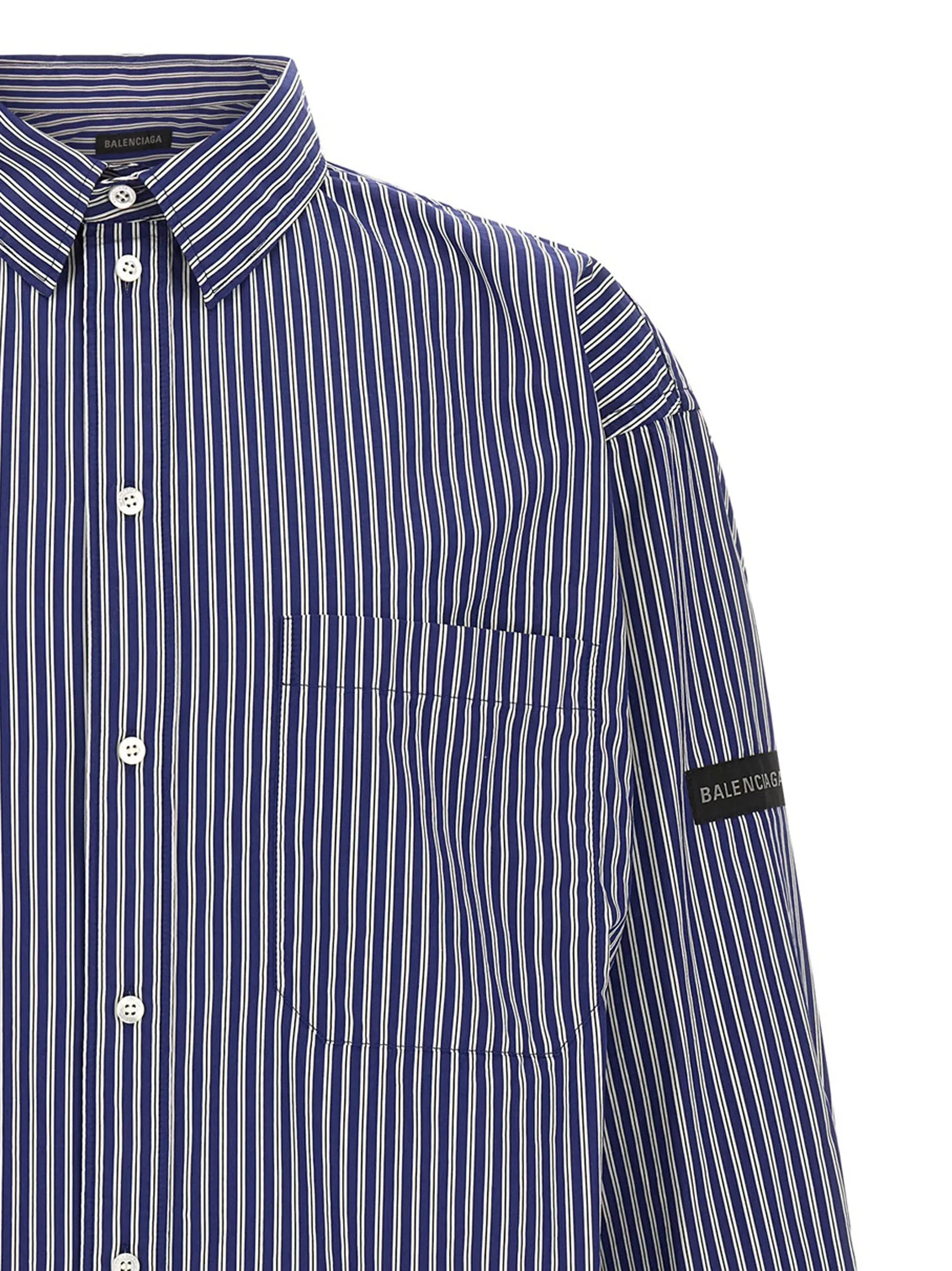 Striped Shirt Shirt And Blouse Blue sold by Wanan Luxury product image thumbnail 3