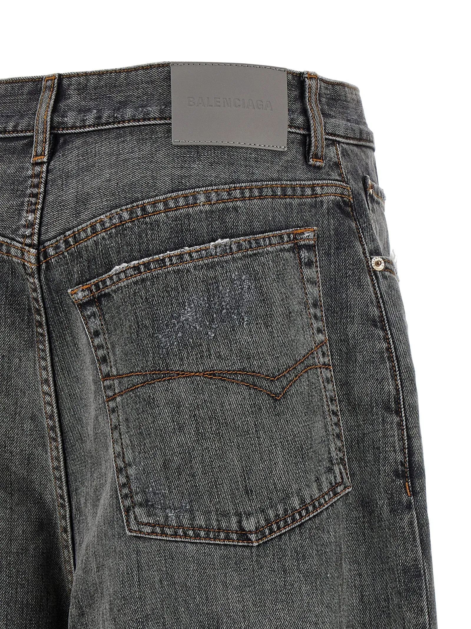 Low Crotch Baggy Jeans Gray sold by Wanan Luxury product image thumbnail 5