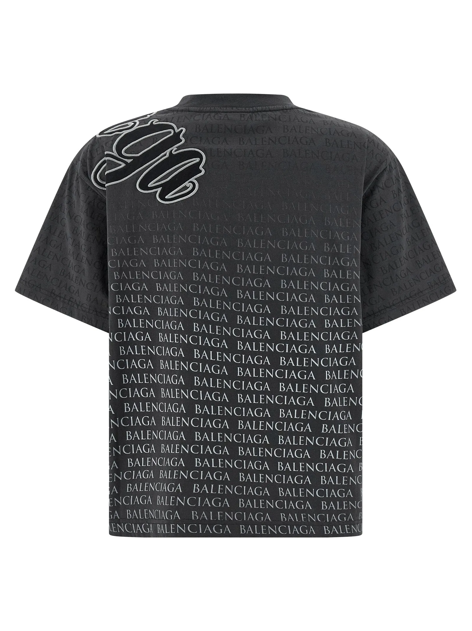 Cursive T-Shirt Black sold by Wanan Luxury product image thumbnail 2