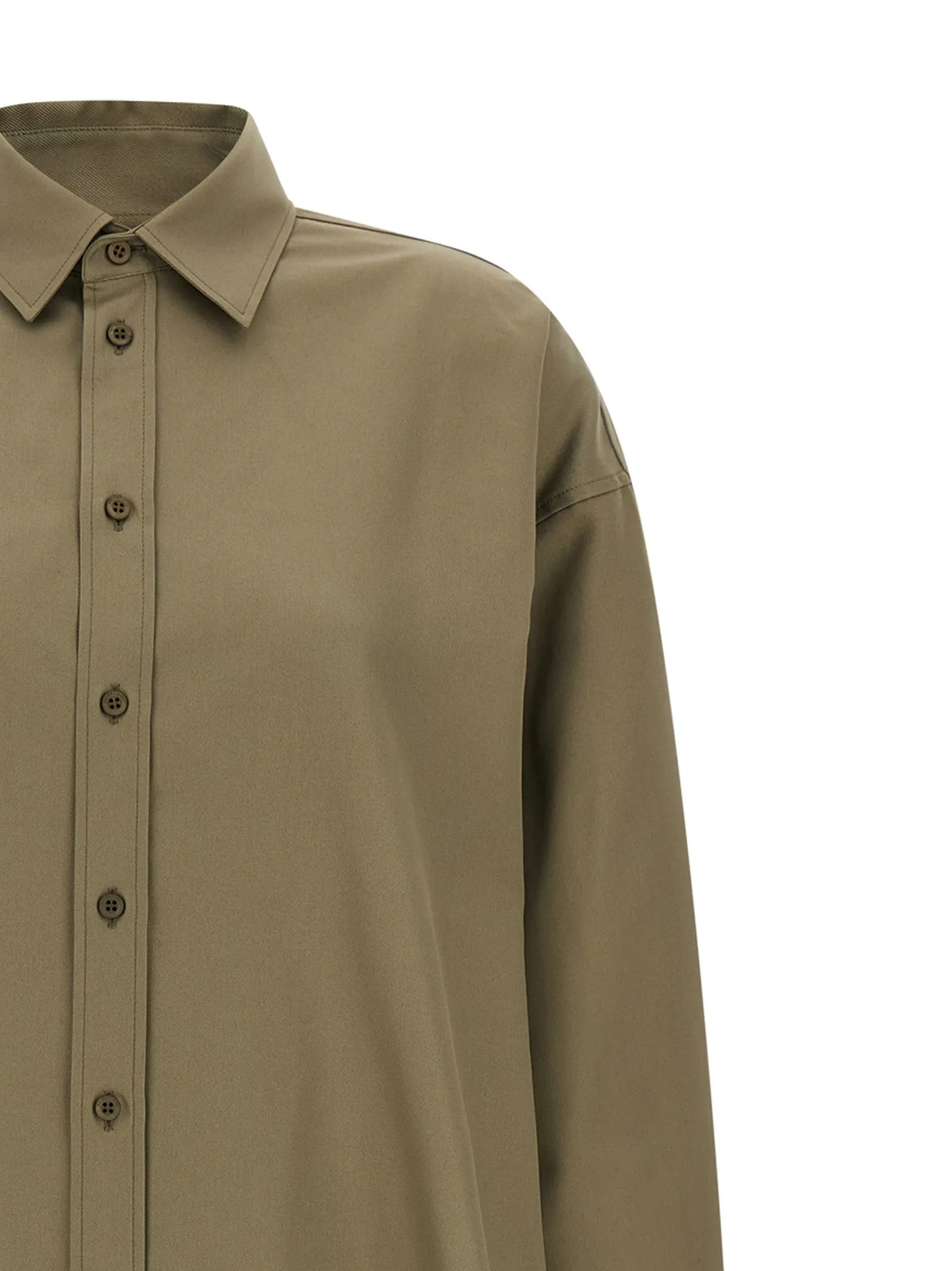 Lace-Up Shirt And Blouse Green sold by Wanan Luxury product image thumbnail 3