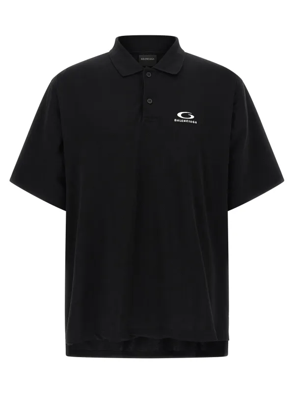 Laurel Classic Polo Black made by Balenciaga