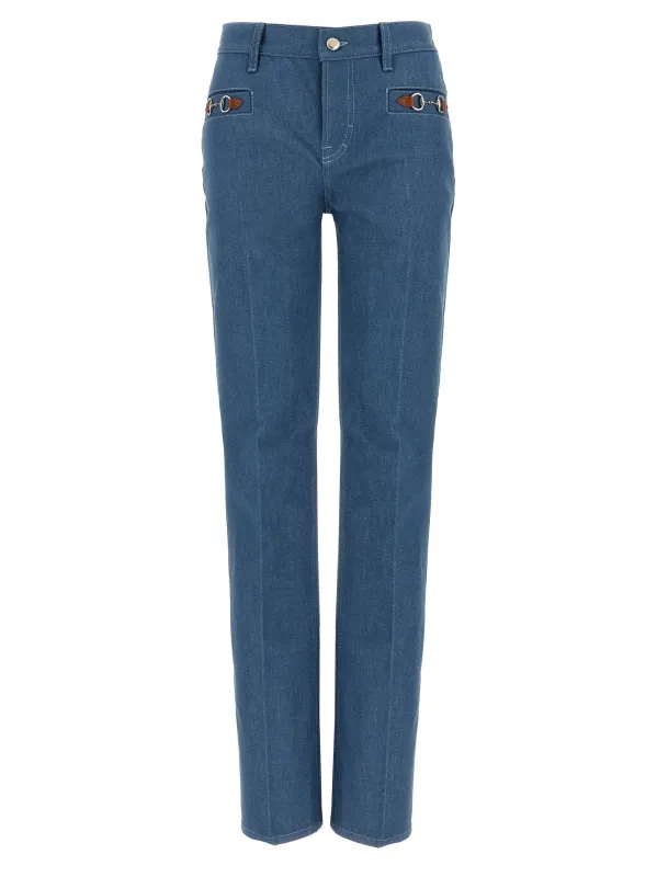Morsetto Jeans Light Blue made by Gucci