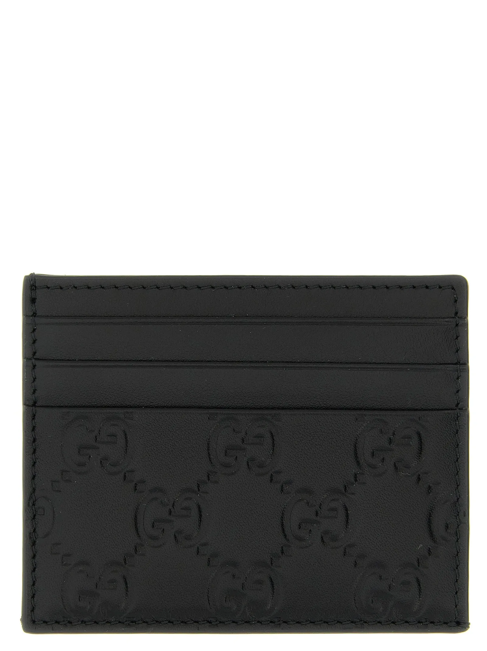 Gg Emblem Wallets And Card Holders Black sold by Wanan Luxury