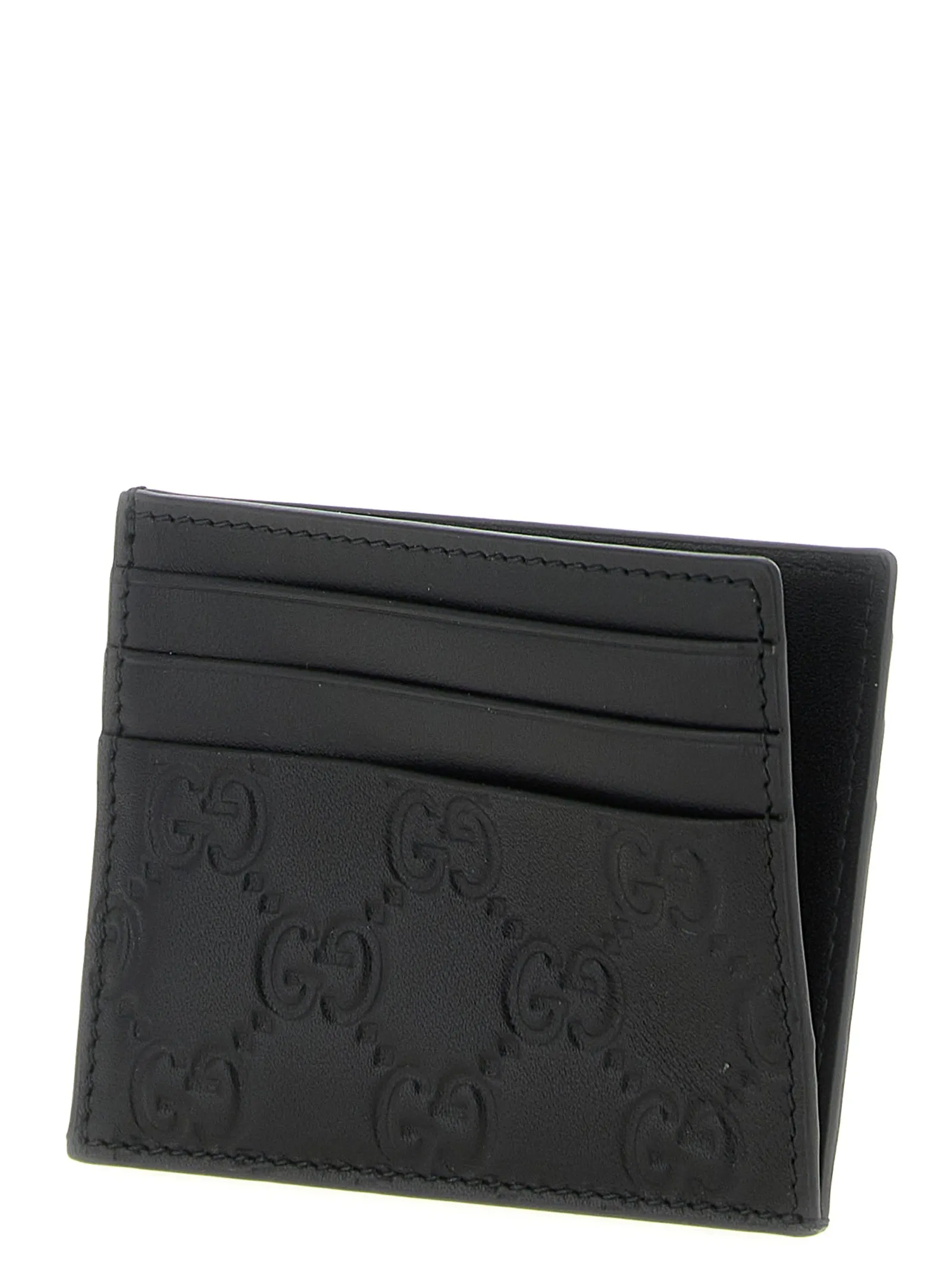 Gg Emblem Wallets And Card Holders Black sold by Wanan Luxury product image thumbnail 3