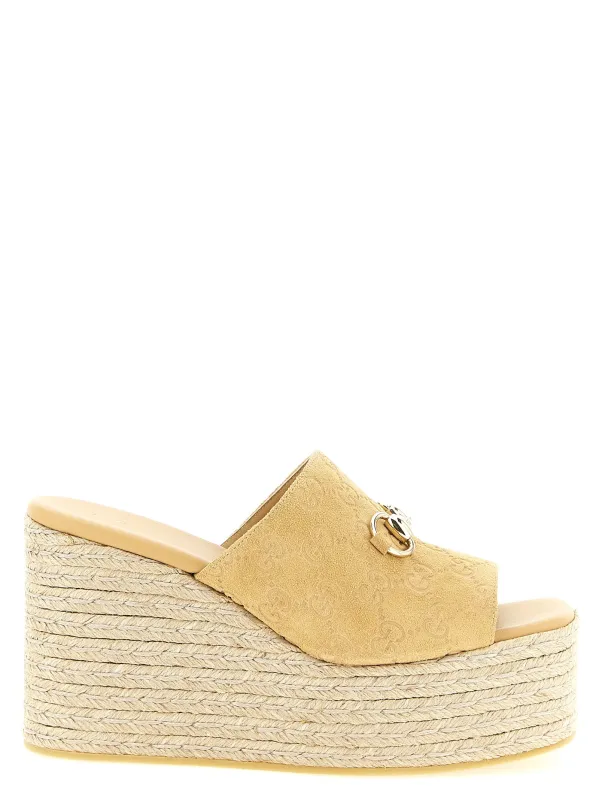 Morsetto Wedges Beige made by Gucci