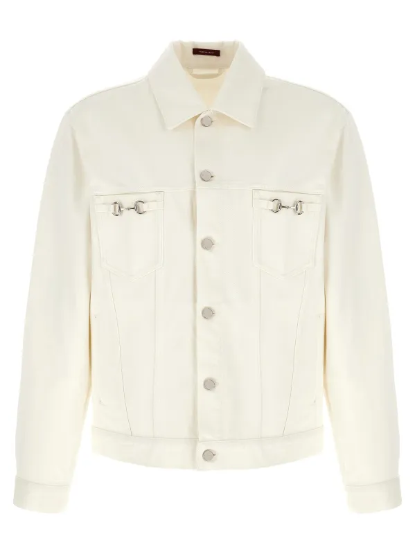 Morsetto Puffer Jackets White made by Gucci