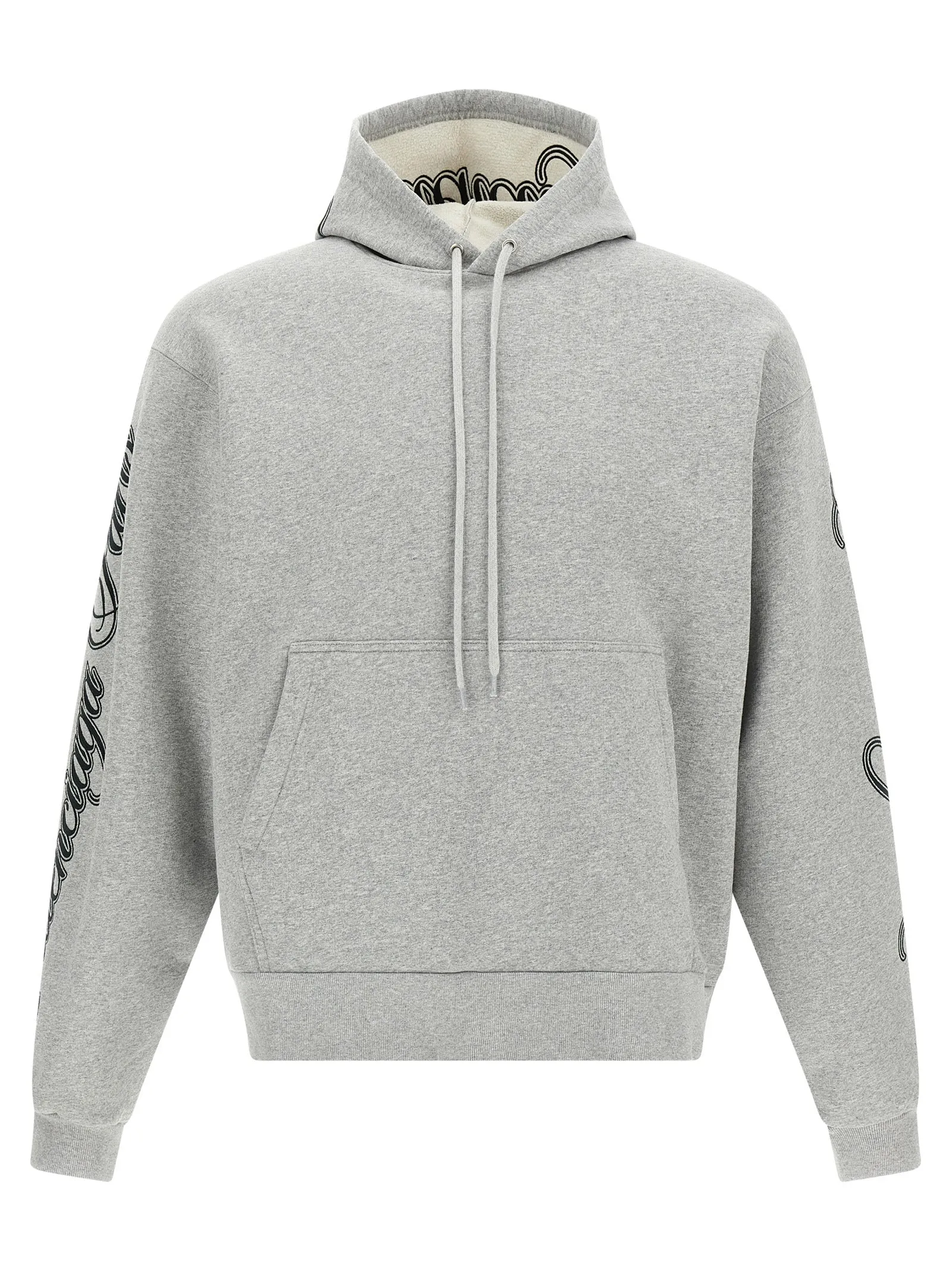 Cursive Sweatshirt Gray sold by Wanan Luxury