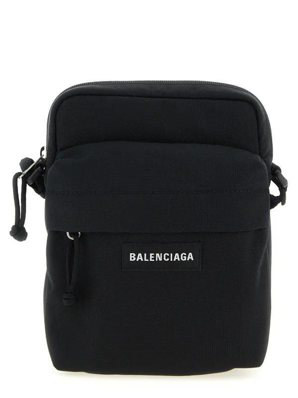Explorer Crossbody Bags Black made by Balenciaga