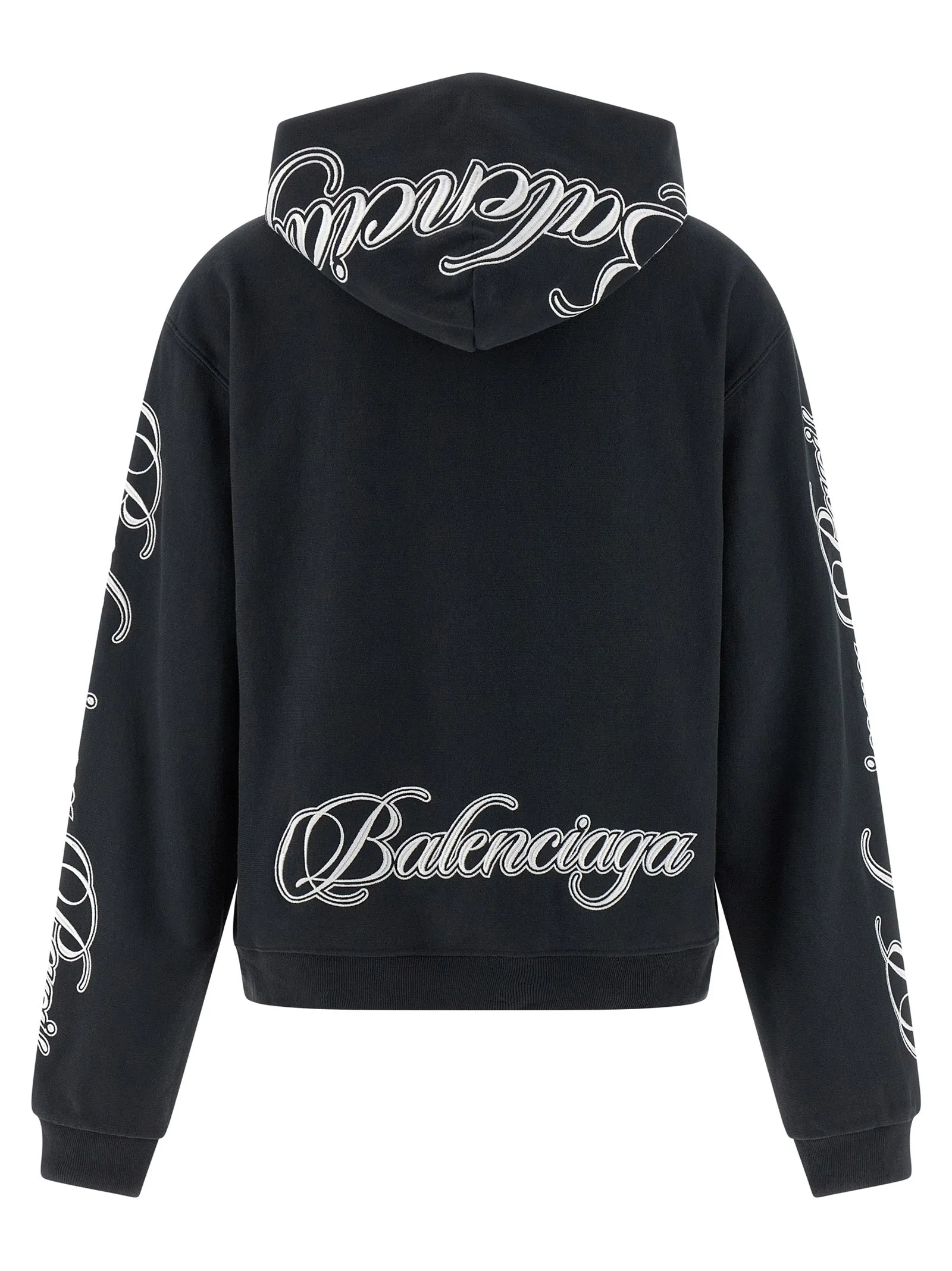 Cursive Sweatshirt Black sold by Wanan Luxury product image thumbnail 2
