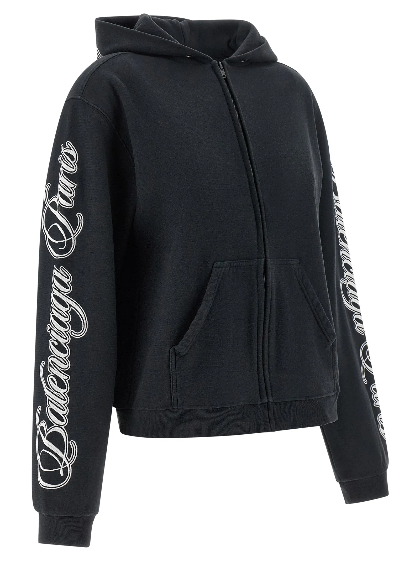 Cursive Sweatshirt Black sold by Wanan Luxury product image thumbnail 3