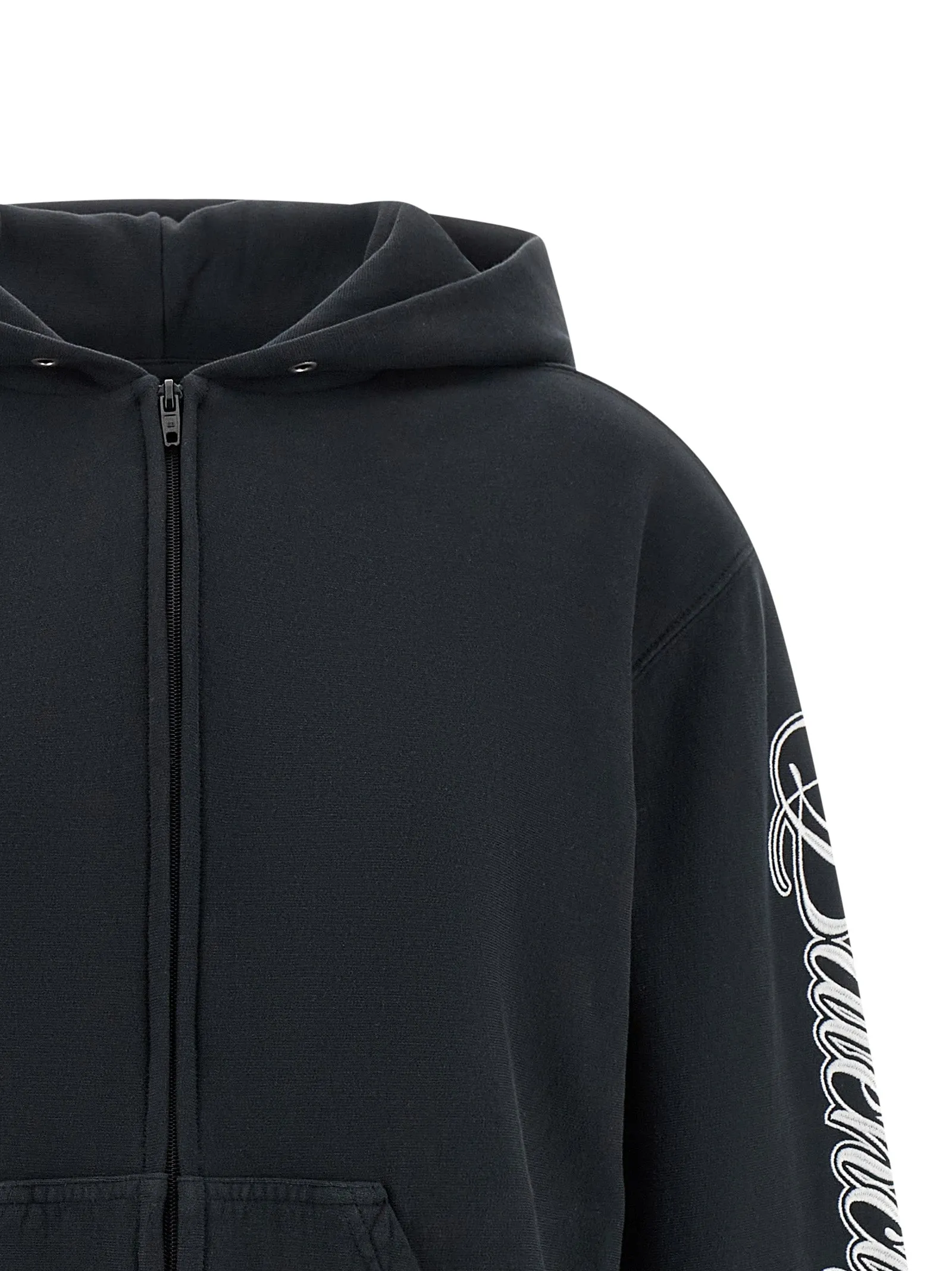 Cursive Sweatshirt Black sold by Wanan Luxury product image thumbnail 4