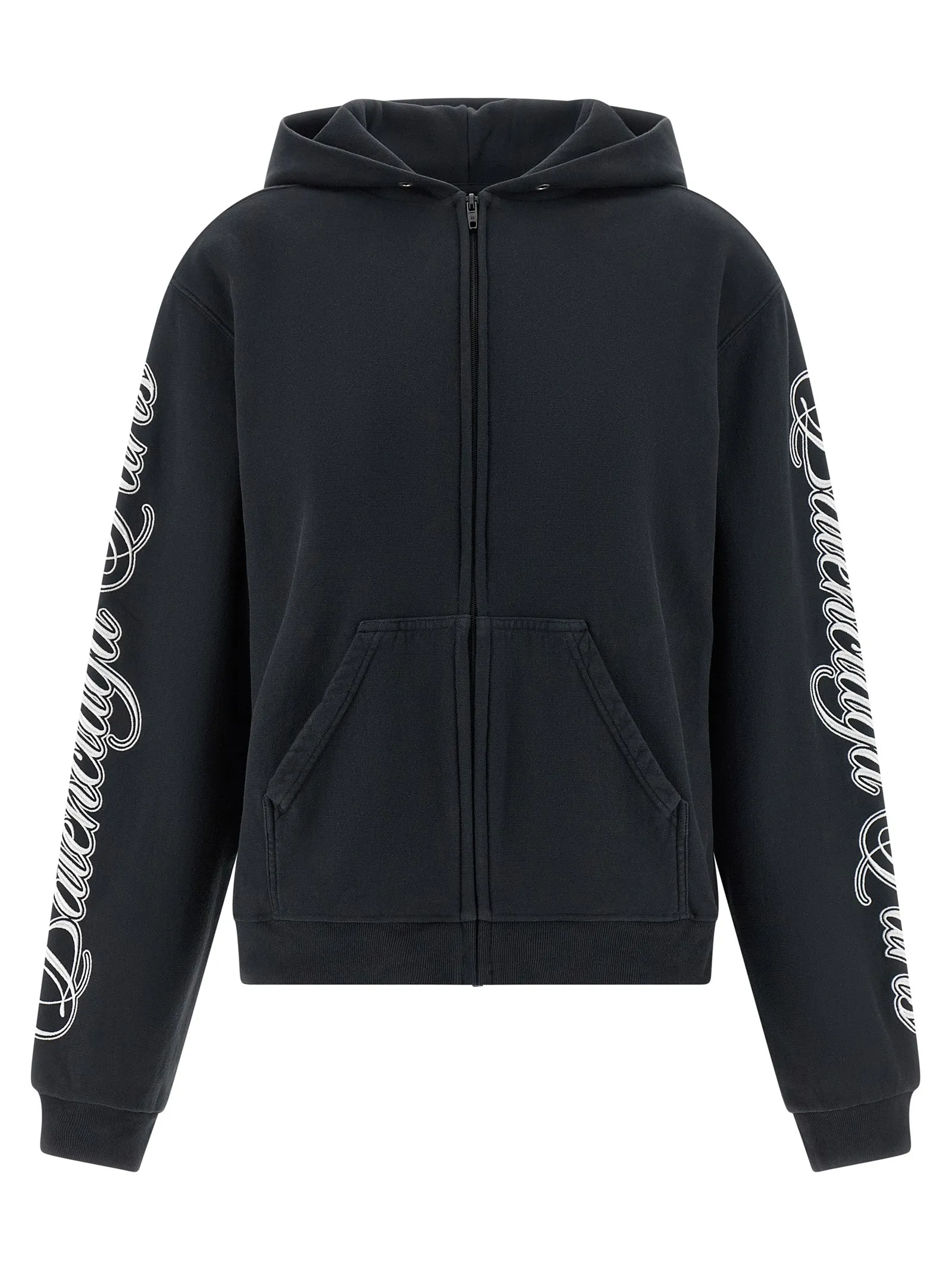 Cursive Sweatshirt Black sold by Wanan Luxury