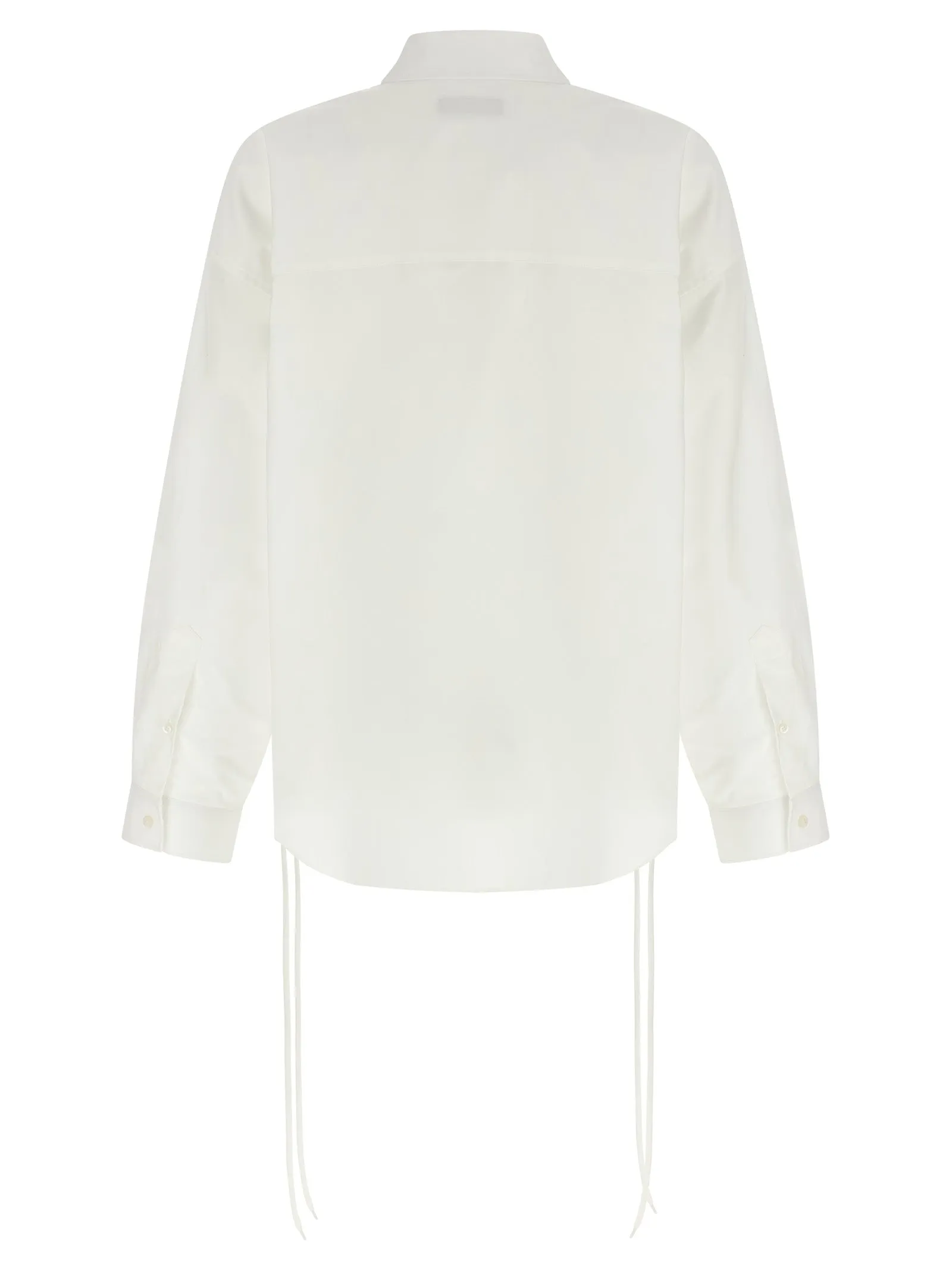 Lace-Up Shirt And Blouse White sold by Wanan Luxury product image thumbnail 2